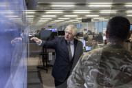 Prime Minister Boris Johnson visits PJHQ