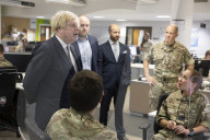 Prime Minister Boris Johnson visits PJHQ