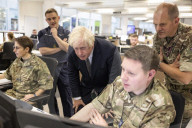 Prime Minister Boris Johnson visits PJHQ