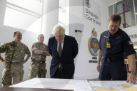 Prime Minister Boris Johnson visits PJHQ