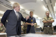 Prime Minister Boris Johnson visits PJHQ