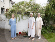 A performance for Ceinwen Giles, founder of the SHINE cancer charity from the cast of Hopes & Fears who perform a duet and two arias from the work at her house in Lewisham, London, Great Britain 
Performance 
27th August 2021