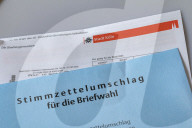 NEWS - Stimmzettel der Bundestagswahl zum 20. Deutschen Bundestag am 26. September