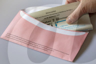 NEWS - Stimmzettel der Bundestagswahl zum 20. Deutschen Bundestag am 26. September