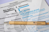 NEWS - Stimmzettel der Bundestagswahl zum 20. Deutschen Bundestag am 26. September