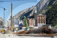 NEWS -  Andermatt Swiss Alps Immobilien: Baustellen