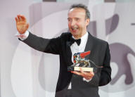 Actor Roberto Benigni receives the Golden Lion at the Venice International Film Festival
