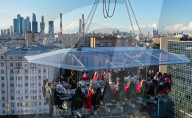 Dinner In The Sky Flying Dinner Table - Moscow