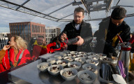 Dinner In The Sky Flying Dinner Table - Moscow