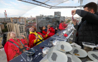 Dinner In The Sky Flying Dinner Table - Moscow