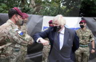 Prime Minister Boris Johnson visits 16th Parachute Brigade