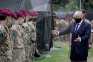 Prime Minister Boris Johnson visits 16th Parachute Brigade