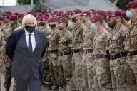 Prime Minister Boris Johnson visits 16th Parachute Brigade