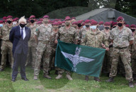 Prime Minister Boris Johnson visits 16th Parachute Brigade