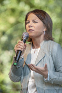 NEWS - Wahlveranstaltung der GrÃ¼nen mit Kanzlerkandidatin Annalena Baerbock in Rostock
