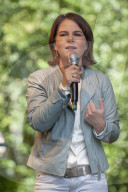 NEWS - Wahlveranstaltung der GrÃ¼nen mit Kanzlerkandidatin Annalena Baerbock in Rostock
