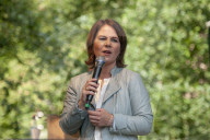 NEWS - Wahlveranstaltung der GrÃ¼nen mit Kanzlerkandidatin Annalena Baerbock in Rostock