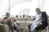 Boris Johnson and Rishi Sunak visit Westport Care Home
