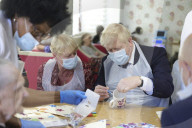 Boris Johnson and Rishi Sunak visit Westport Care Home