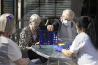 Boris Johnson and Rishi Sunak visit Westport Care Home