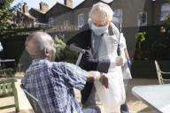 Boris Johnson and Rishi Sunak visit Westport Care Home