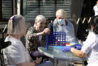 Boris Johnson and Rishi Sunak visit Westport Care Home