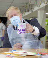 Boris Johnson and Rishi Sunak visit Westport Care Home