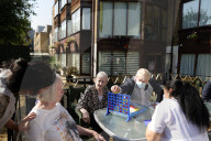 Boris Johnson and Rishi Sunak visit Westport Care Home