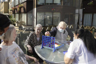Boris Johnson and Rishi Sunak visit Westport Care Home