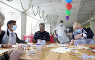 Boris Johnson and Rishi Sunak visit Westport Care Home