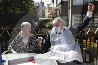 Boris Johnson and Rishi Sunak visit Westport Care Home
