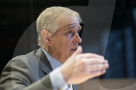 Prince Andrew pictured during an interview a part of the 'Pitch@Palace' event