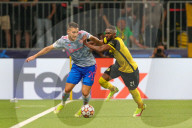 FUSSBALL - Young Boys siegen gegen Manchester United in Bern