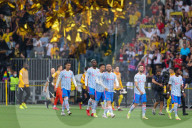 FUSSBALL - Young Boys siegen gegen Manchester United in Bern