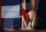Prime Minister Boris Johnson attends the Major Economies Forum