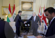 Prime Minister Boris Johnson meets Kurdish PM Nechirvan Barzani