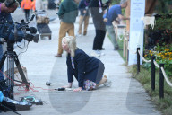 Carol Kirkwood was pulled to the ground by a guide dog