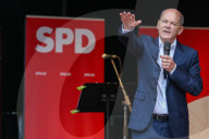 NEWS - Wahlkampf: Olaf Scholz in Soltau