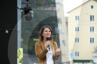 NEWS - Wahlkampftour: Annalena Baerbock in Freiburg