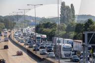 Insulate Britain caused commuter chaos after they blocked parts of the M25 again in Surrey.