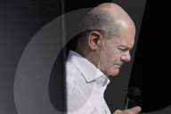 NEWS - Bundestagswahl 2021: SPD Kanzlerkandidat auf Wahlkampftour in Koeln Bickendorf