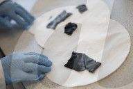 Conservation and Ecology makes a new material developed to absorb fibreglass fragments in the ocean.