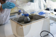 Conservation and Ecology makes a new material developed to absorb fibreglass fragments in the ocean.