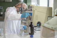 Conservation and Ecology makes a new material developed to absorb fibreglass fragments in the ocean.