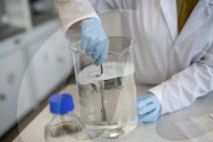 Conservation and Ecology makes a new material developed to absorb fibreglass fragments in the ocean.