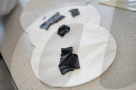 Conservation and Ecology makes a new material developed to absorb fibreglass fragments in the ocean.