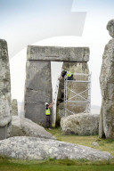 Stonehenge project launched to repair deep lintel cracks. Climate crisis and unsympathetic 1950s repairs have taken a toll on prehistoric structure.