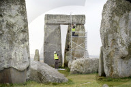 Stonehenge project launched to repair deep lintel cracks. Climate crisis and unsympathetic 1950s repairs have taken a toll on prehistoric structure.
