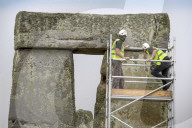 Stonehenge project launched to repair deep lintel cracks. Climate crisis and unsympathetic 1950s repairs have taken a toll on prehistoric structure.