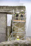 Stonehenge project launched to repair deep lintel cracks. Climate crisis and unsympathetic 1950s repairs have taken a toll on prehistoric structure.